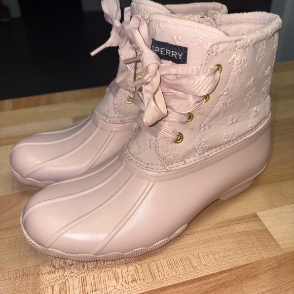 Sperry saltwater Lace-Up Duck Boots - Picture 2 of 8